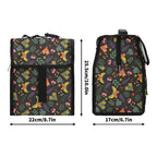 Dark Butterfly Flip-top Lunch Bag Flip Top Lunch Bag animal Printed Offshore