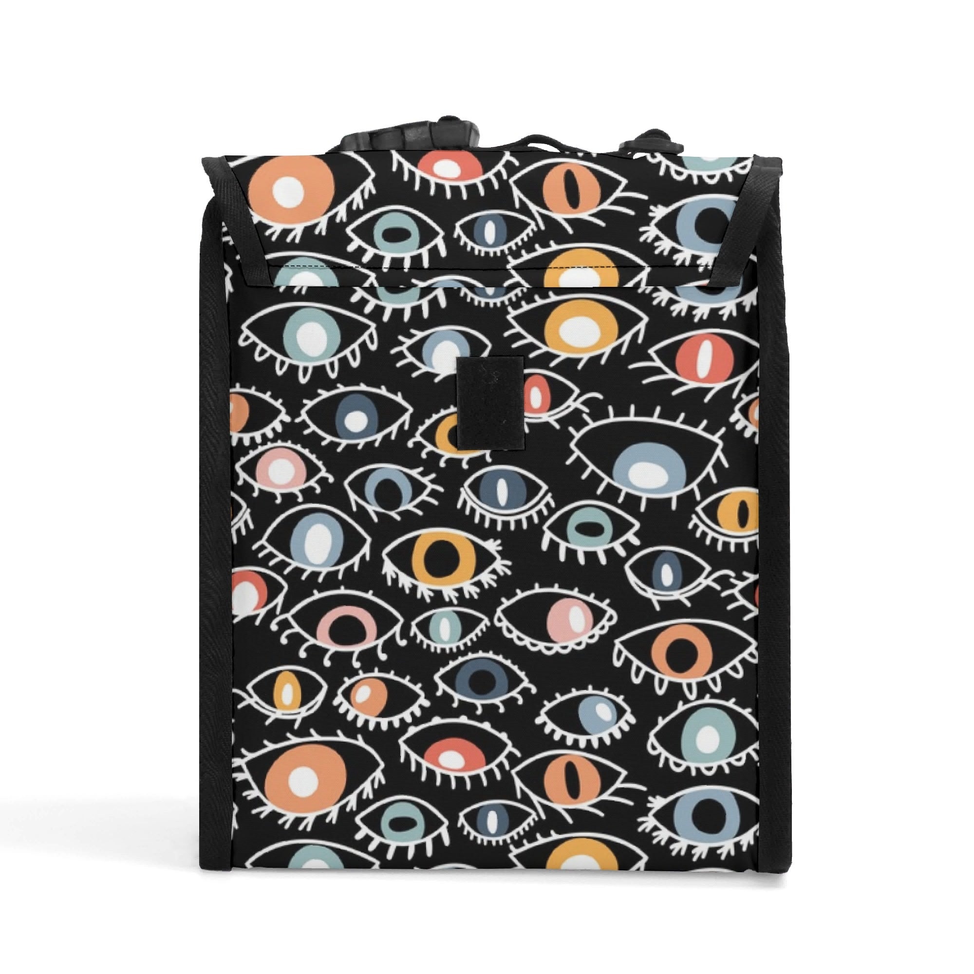 Eyes On Black Flip-top Lunch Bag Flip Top Lunch Bag Printed Offshore