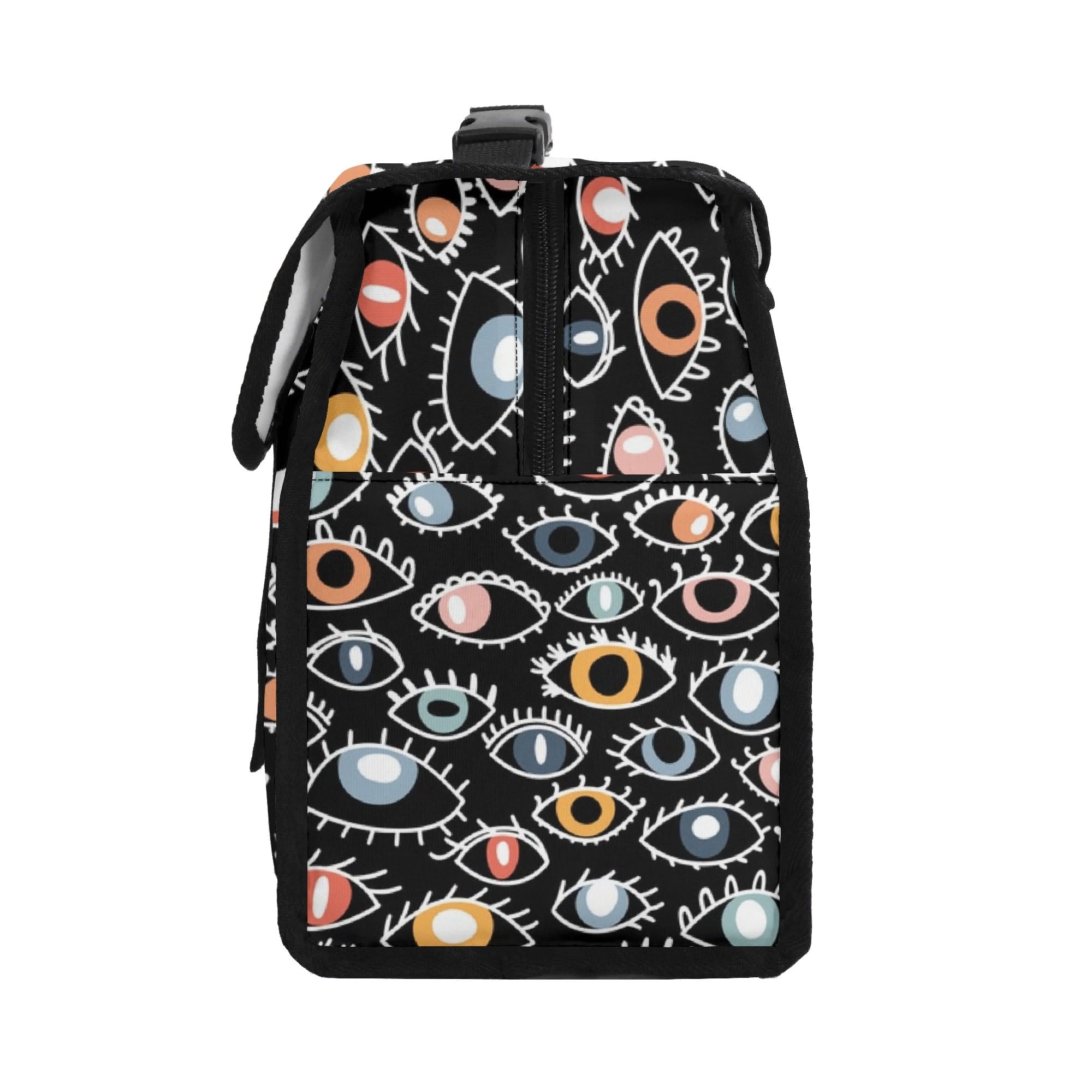 Eyes On Black Flip-top Lunch Bag Flip Top Lunch Bag Printed Offshore