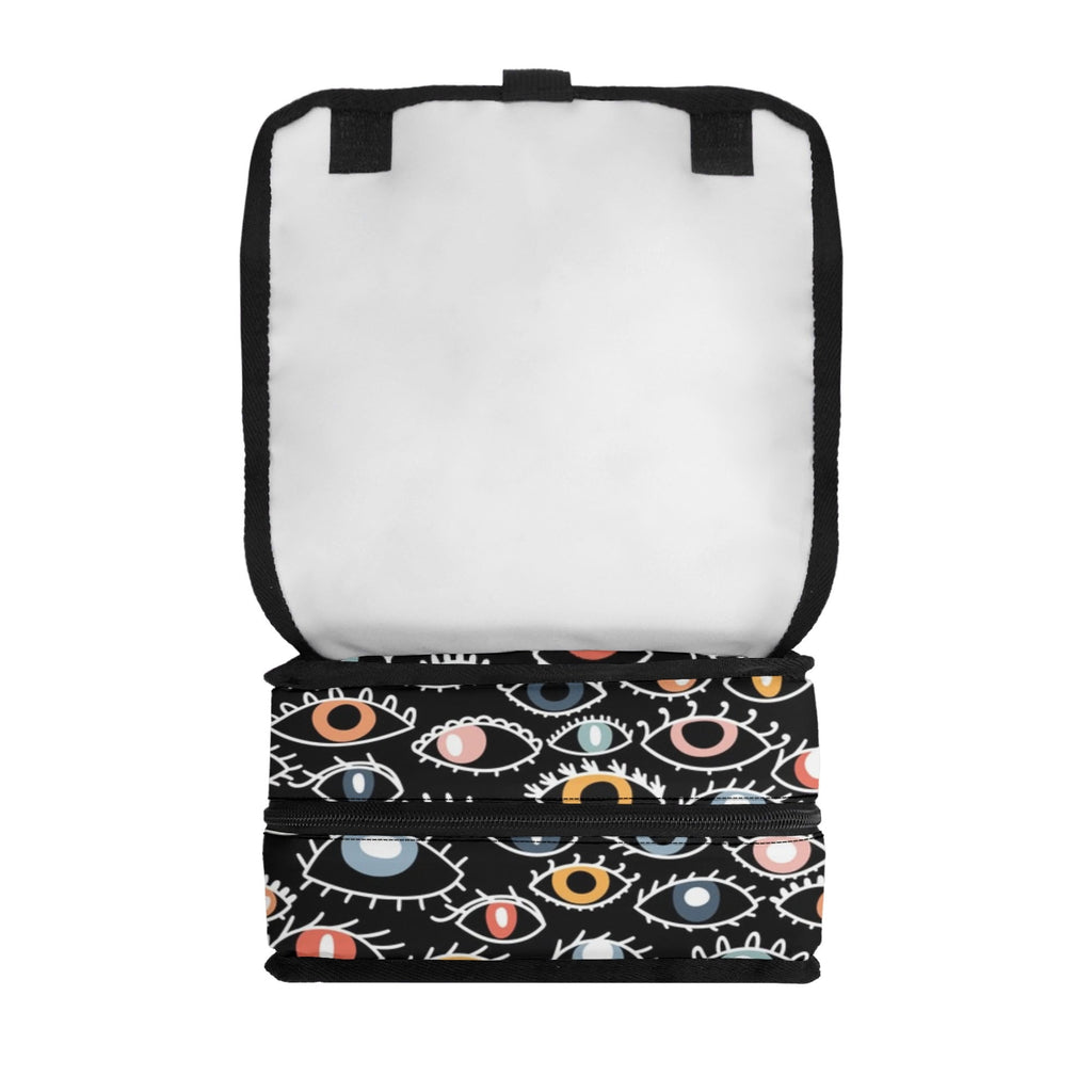 Eyes On Black Flip-top Lunch Bag Flip Top Lunch Bag Printed Offshore