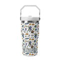 Personalised All About Space 20oz Stainless Steel Tumbler Screw On Lid With Straw Default Title Personalised 20oz Tumbler with Top Handle kids Printed Offshore Space