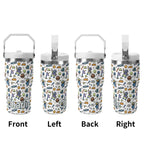 Personalised All About Space 20oz Stainless Steel Tumbler Screw On Lid With Straw Personalised 20oz Tumbler with Top Handle kids Printed Offshore Space