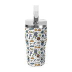 Personalised All About Space 20oz Stainless Steel Tumbler Screw On Lid With Straw Personalised 20oz Tumbler with Top Handle kids Printed Offshore Space