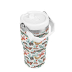 Personalised Pretty Moths And Butterflies 20oz Stainless Steel Tumbler Screw On Lid With Straw Personalised 20oz Tumbler with Top Handle animal Printed Offshore