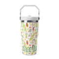 Personalised Tropical Surf 20oz Stainless Steel Tumbler Screw On Lid With Straw Default Title Personalised 20oz Tumbler with Top Handle Printed Offshore Surf