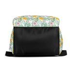 Tropical Flowers And Leaves Multi Pocket Backpack Multi Pocket Backpack Plants Printed Offshore