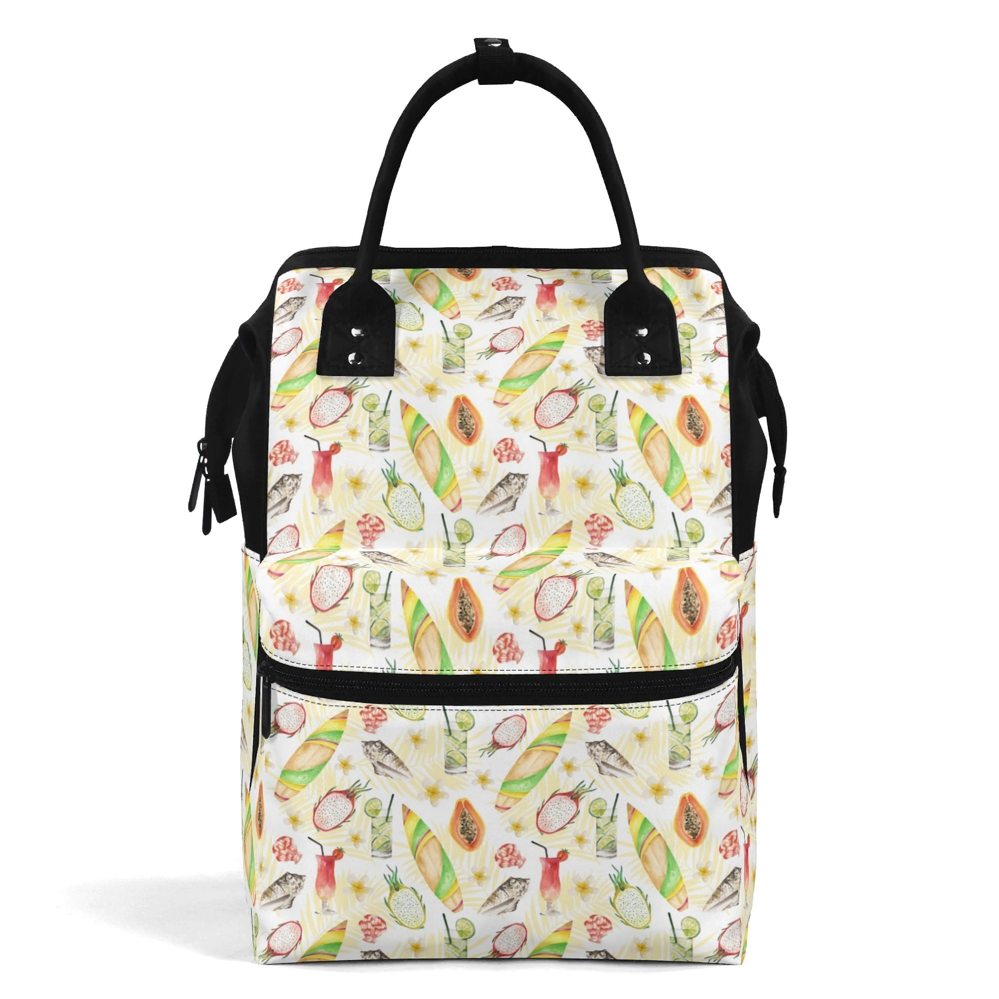 Tropical Surf Multi Pocket Backpack Default Title Multi Pocket Backpack Printed Offshore Surf