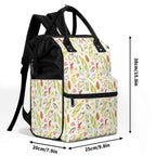 Tropical Surf Multi Pocket Backpack Multi Pocket Backpack Printed Offshore Surf