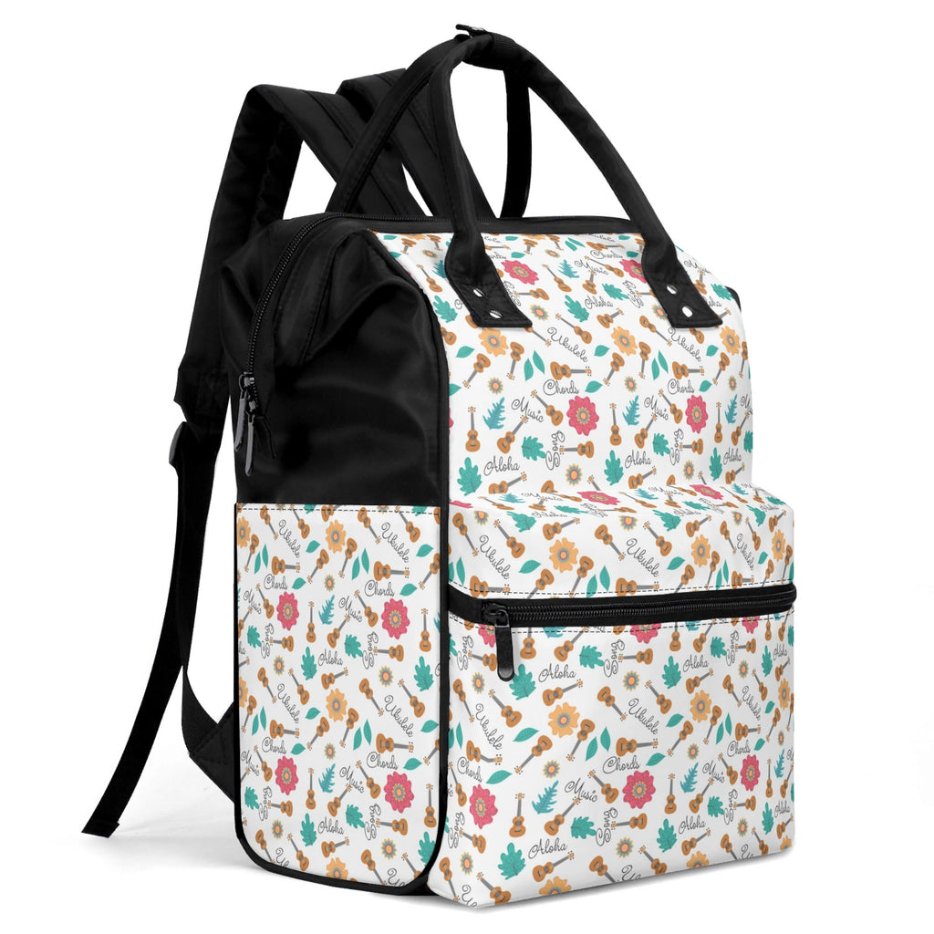 Ukulele Multi Pocket Backpack Multi Pocket Backpack Music Printed Offshore