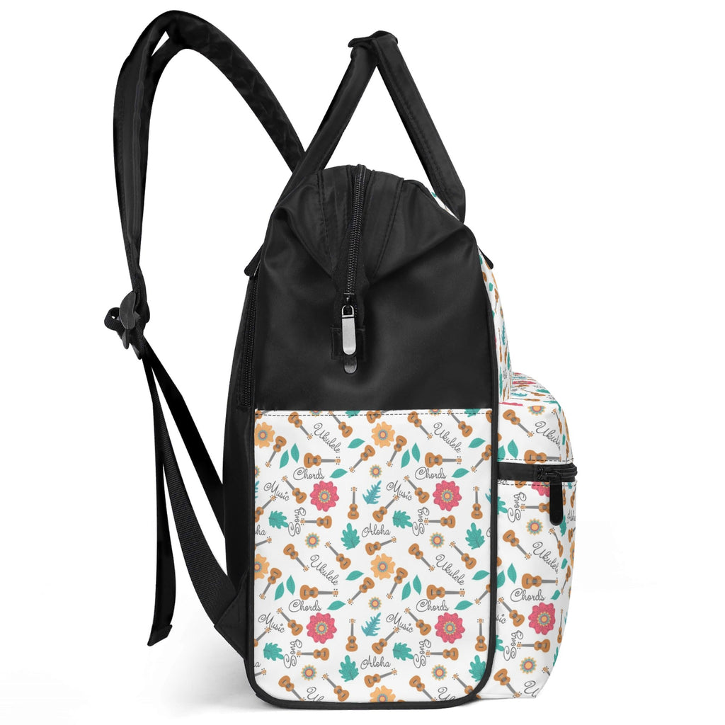 Ukulele Multi Pocket Backpack Multi Pocket Backpack Music Printed Offshore