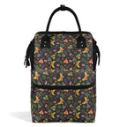 Dark Butterfly Multi Pocket Backpack Default Title Multi Pocket Backpack animal Printed Offshore