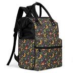 Dark Butterfly Multi Pocket Backpack Multi Pocket Backpack animal Printed Offshore