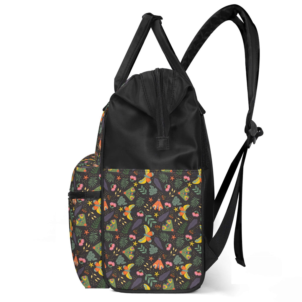 Dark Butterfly Multi Pocket Backpack Multi Pocket Backpack animal Printed Offshore