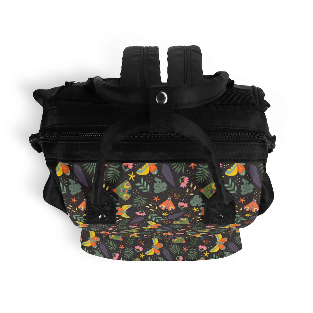 Dark Butterfly Multi Pocket Backpack Multi Pocket Backpack animal Printed Offshore
