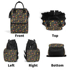 Dark Butterfly Multi Pocket Backpack Multi Pocket Backpack animal Printed Offshore
