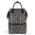 Eyes On Black Multi Pocket Backpack Default Title Multi Pocket Backpack Printed Offshore