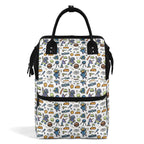 All About Space Multi Pocket Backpack Default Title Multi Pocket Backpack Printed Offshore Sci Fi Space