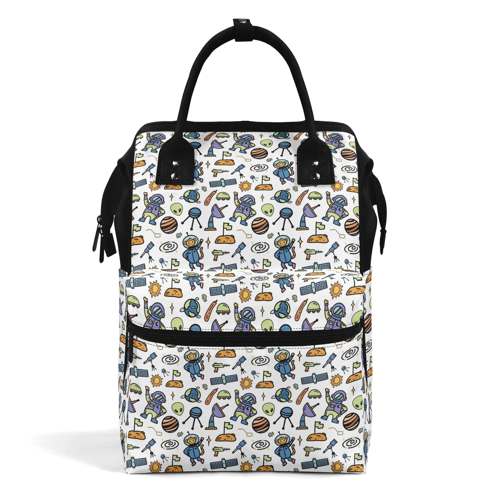 All About Space Multi Pocket Backpack Default Title Multi Pocket Backpack Printed Offshore Sci Fi Space