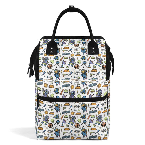 All About Space Multi Pocket Backpack Default Title Multi Pocket Backpack Printed Offshore Sci Fi Space