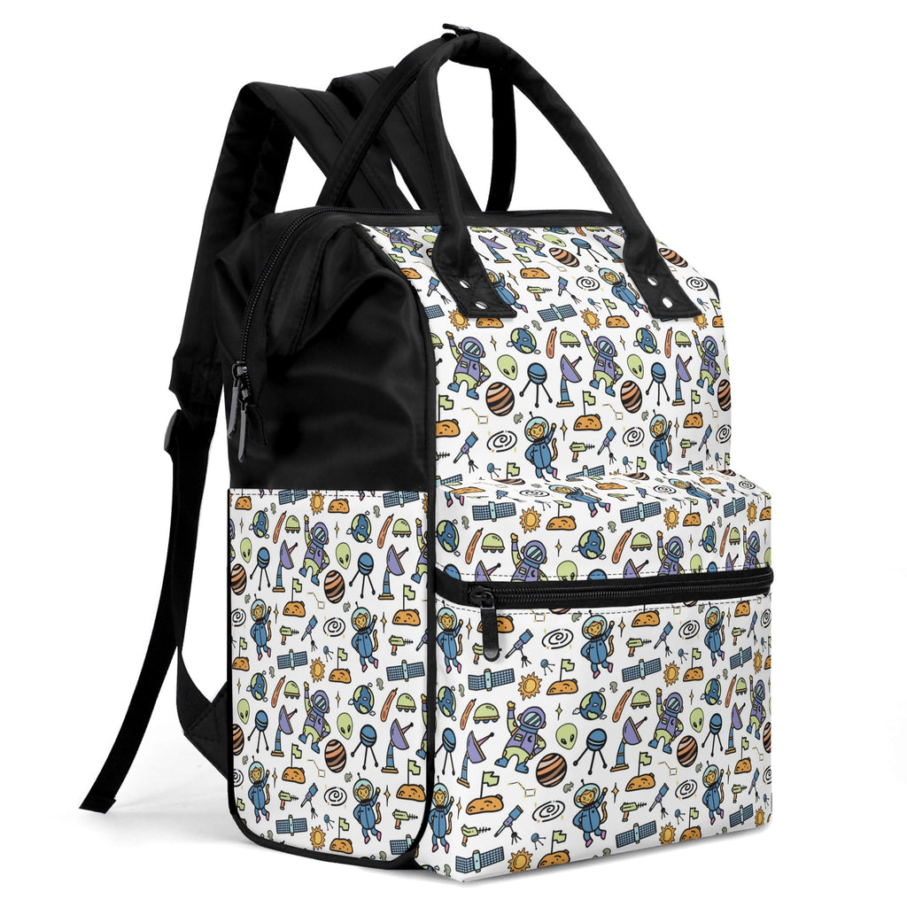 All About Space Multi Pocket Backpack Multi Pocket Backpack Printed Offshore Sci Fi Space