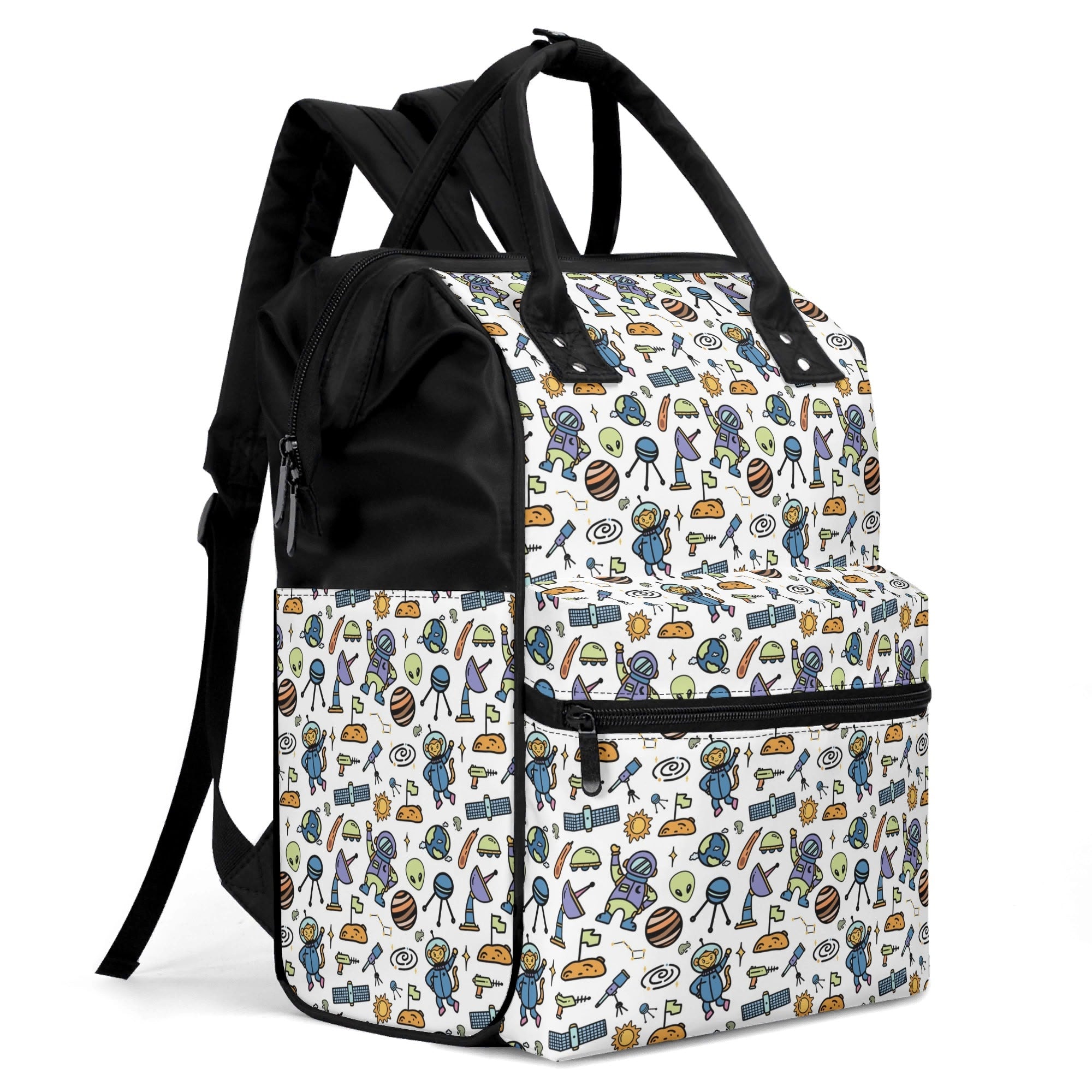 All About Space Multi Pocket Backpack Multi Pocket Backpack Printed Offshore Sci Fi Space