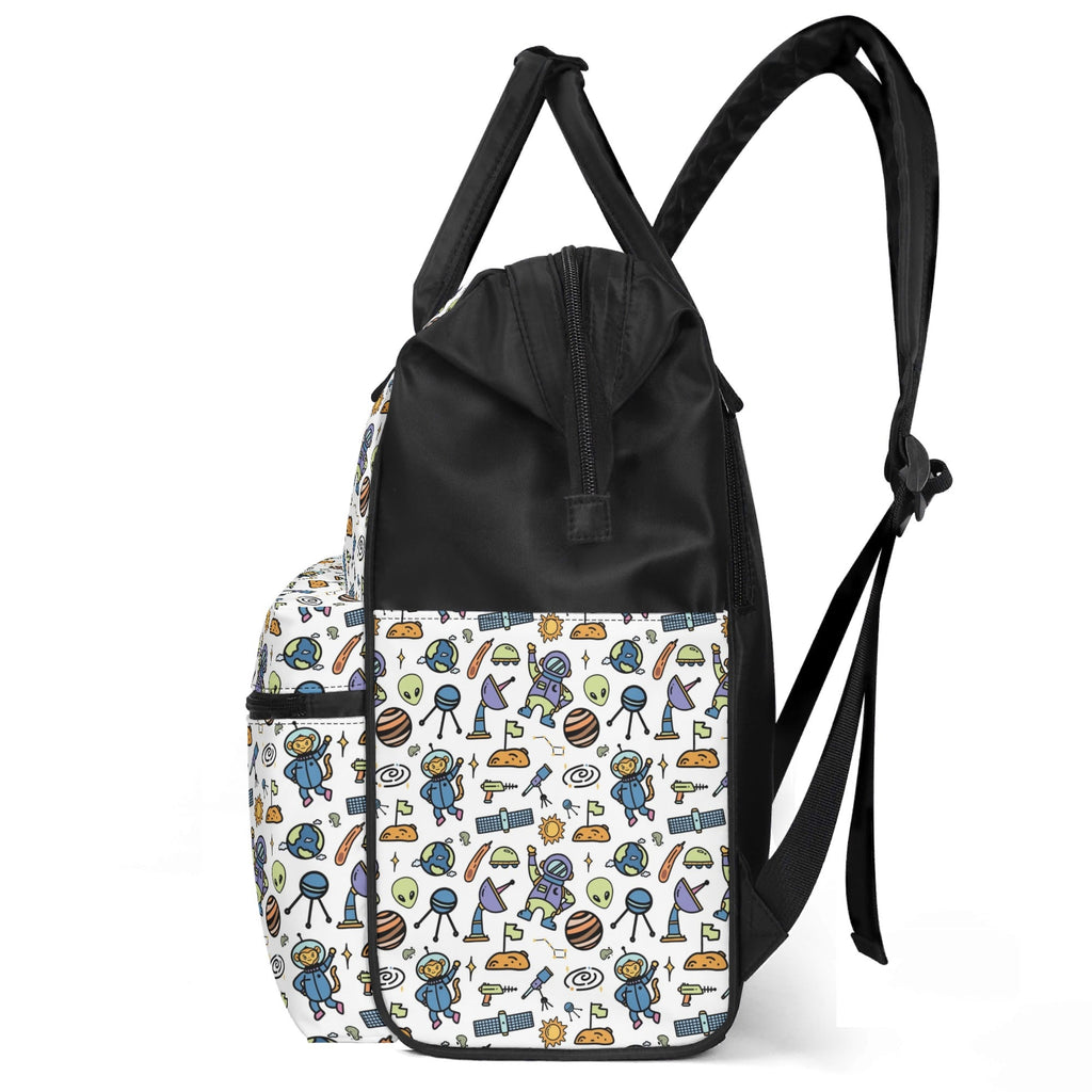All About Space Multi Pocket Backpack Multi Pocket Backpack Printed Offshore Sci Fi Space