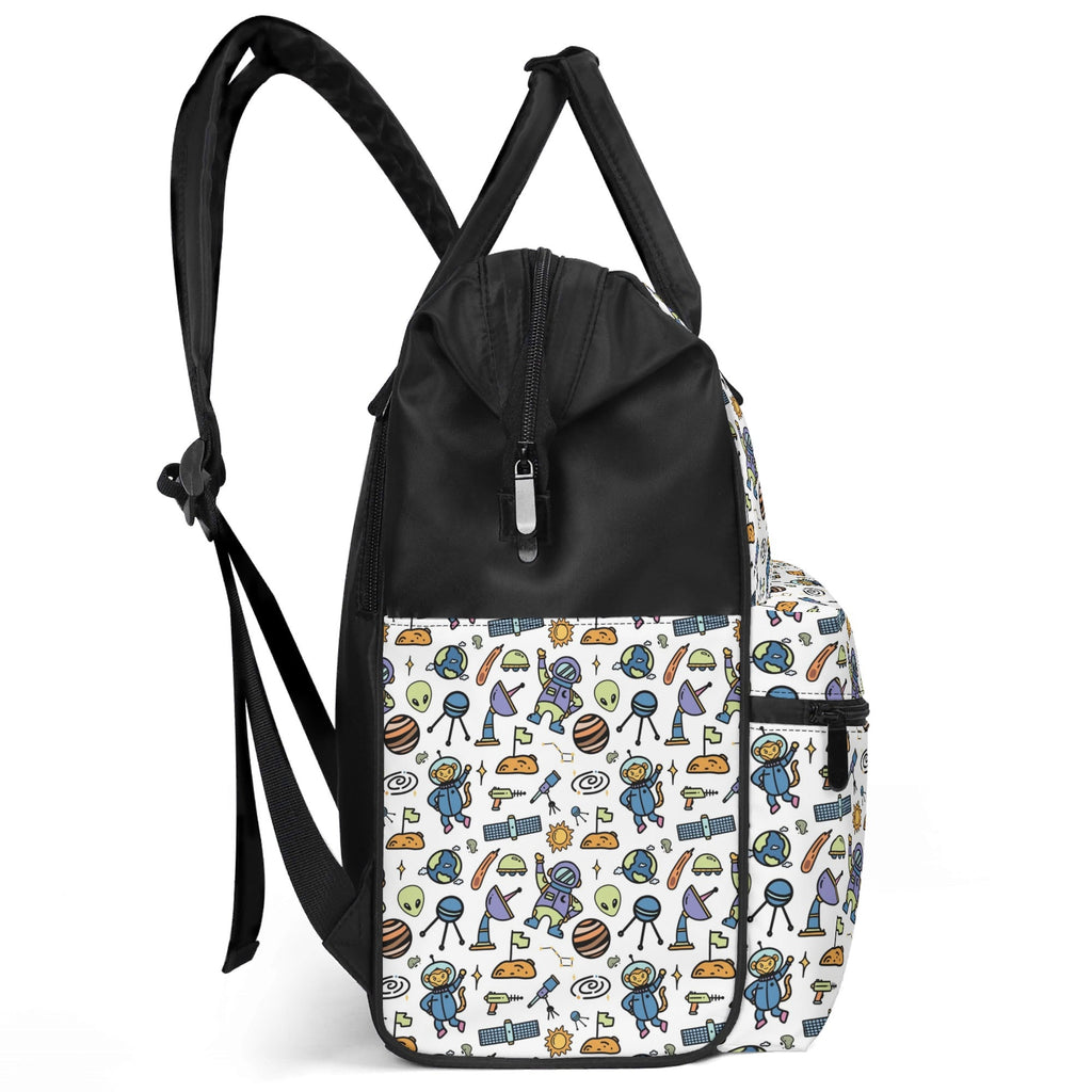 All About Space Multi Pocket Backpack Multi Pocket Backpack Printed Offshore Sci Fi Space