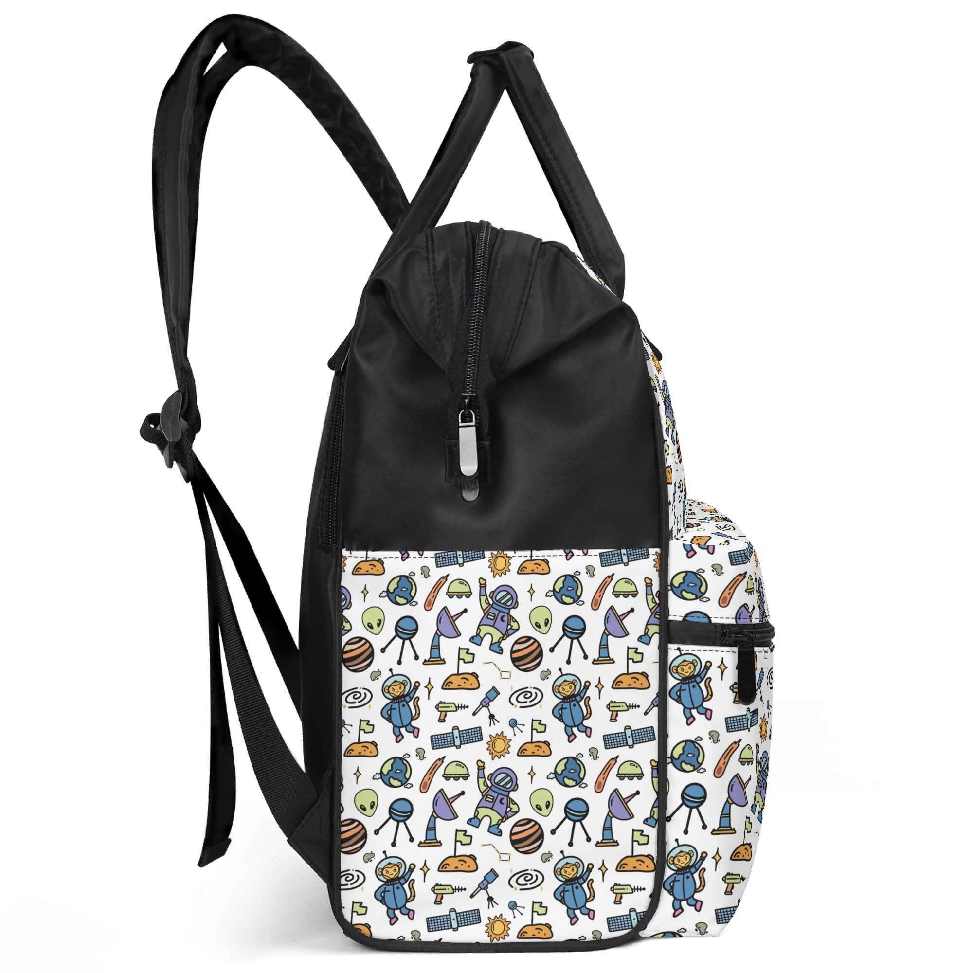 All About Space Multi Pocket Backpack Multi Pocket Backpack Printed Offshore Sci Fi Space