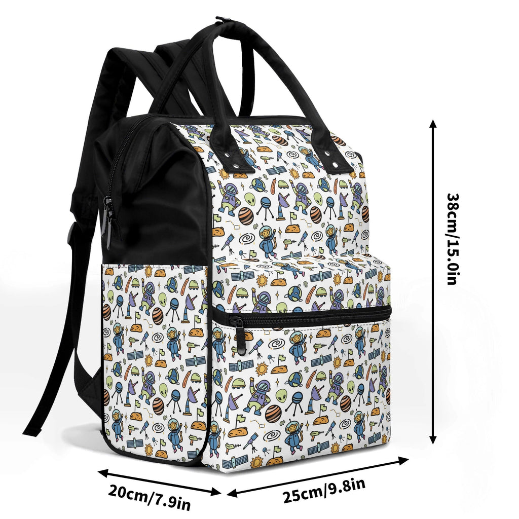 All About Space Multi Pocket Backpack Multi Pocket Backpack Printed Offshore Sci Fi Space