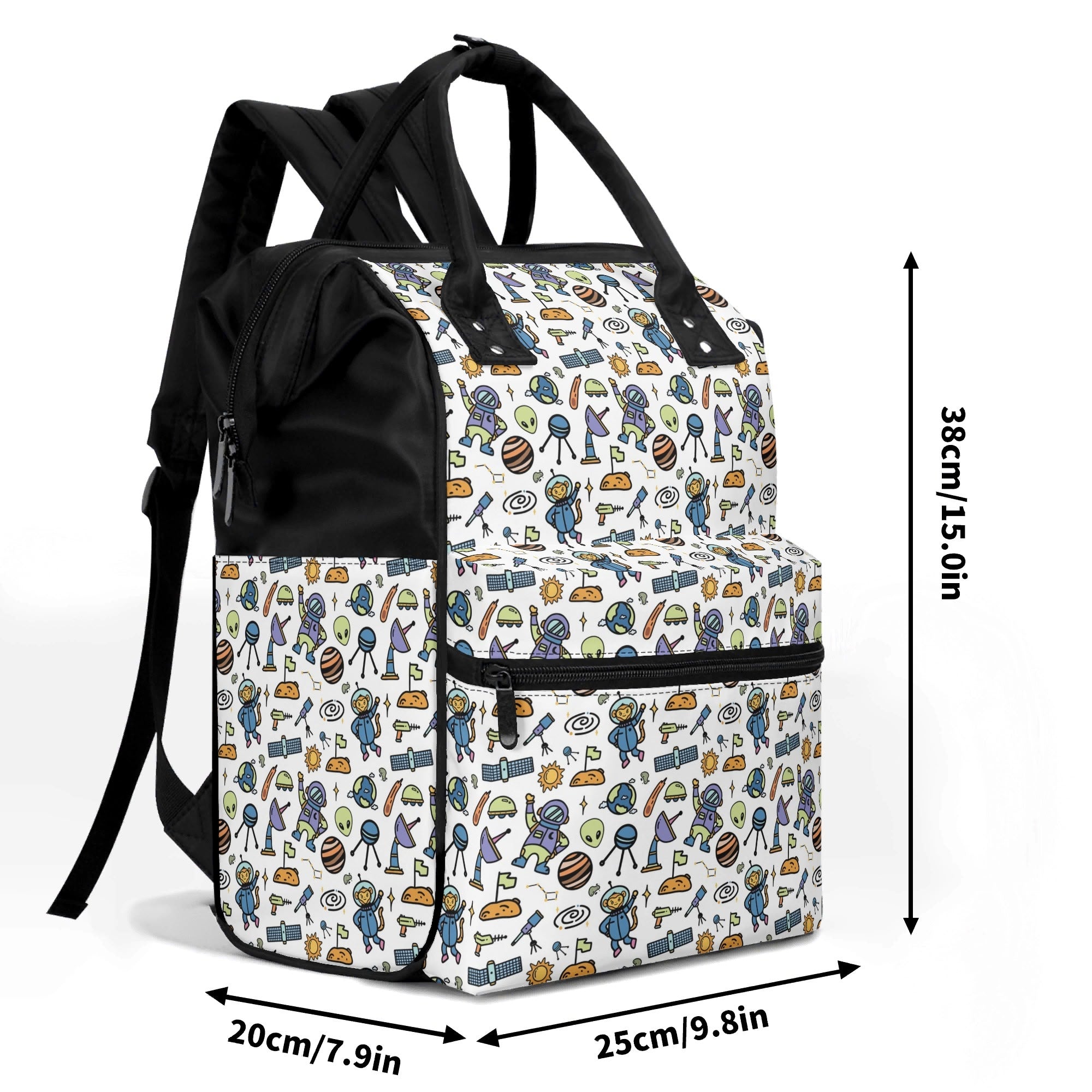 All About Space Multi Pocket Backpack Multi Pocket Backpack Printed Offshore Sci Fi Space