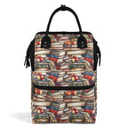 Watercolour Books Multi Pocket Backpack Default Title Multi Pocket Backpack Printed Offshore Reading