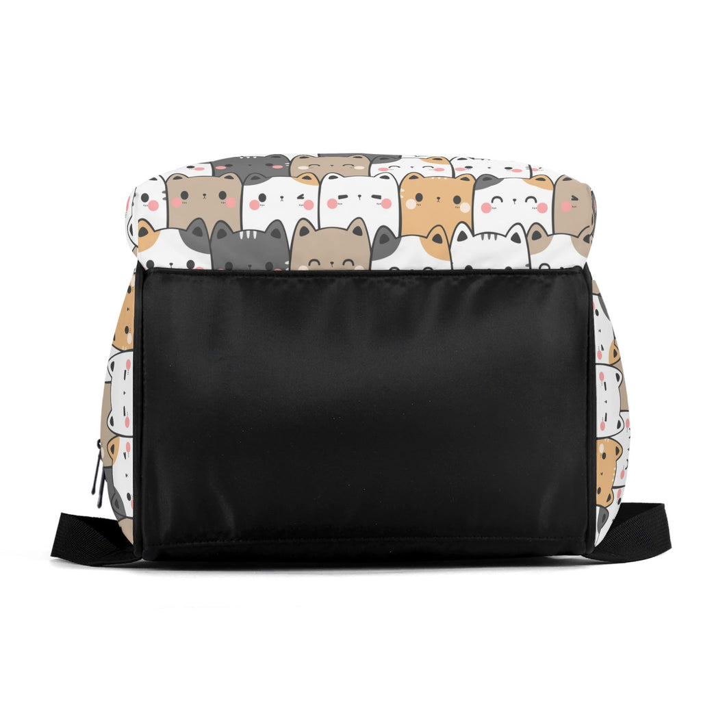 Hi Cat Crowd Multi Pocket Backpack Multi Pocket Backpack animal Printed Offshore