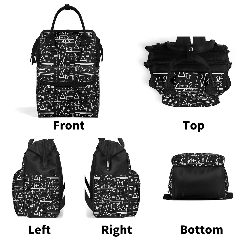 Mathematics Multi Pocket Backpack Multi Pocket Backpack Maths Printed Offshore