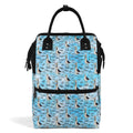 Dad Seagull Multi Pocket Backpack Default Title Multi Pocket Backpack animal Dad Printed Offshore