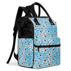 Dad Seagull Multi Pocket Backpack Multi Pocket Backpack animal Dad Printed Offshore