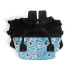 Dad Seagull Multi Pocket Backpack Multi Pocket Backpack animal Dad Printed Offshore