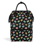 Colourful Cassette Tapes Multi Pocket Backpack Default Title Multi Pocket Backpack Music Printed Offshore Retro