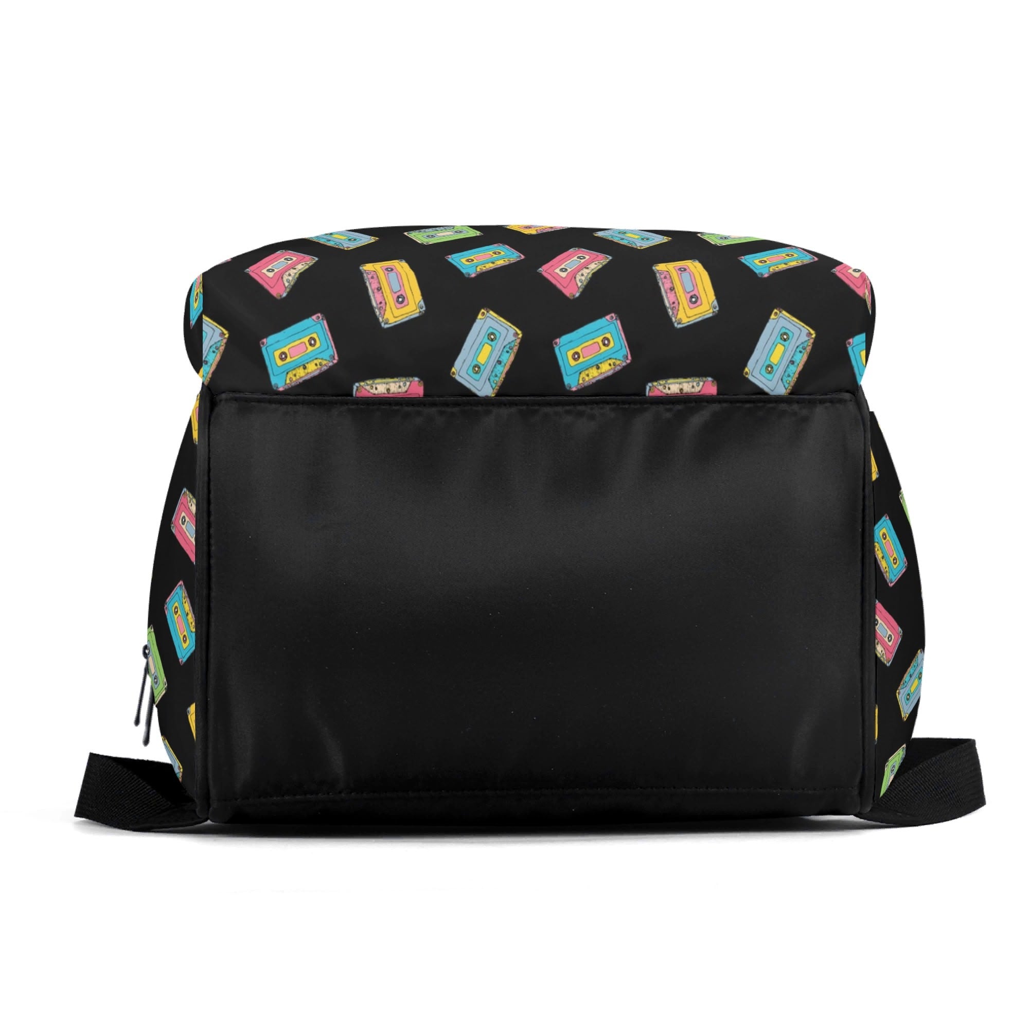 Colourful Cassette Tapes Multi Pocket Backpack Multi Pocket Backpack Music Printed Offshore Retro
