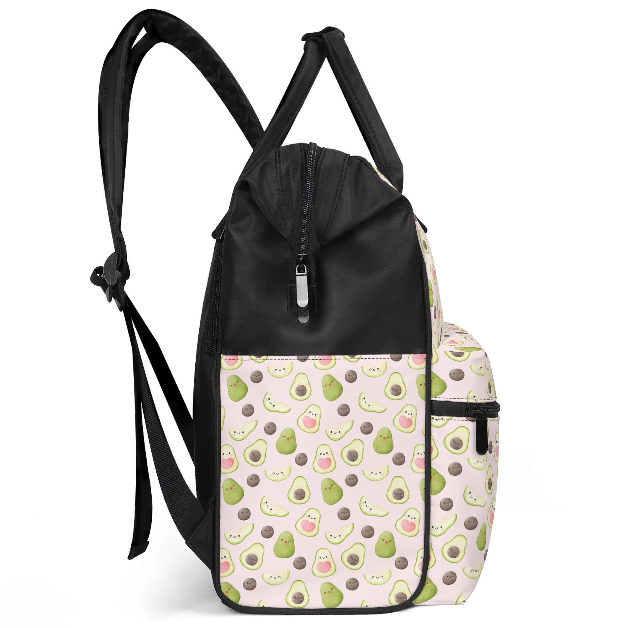 Avocado Love Multi Pocket Backpack Multi Pocket Backpack Food Printed Offshore