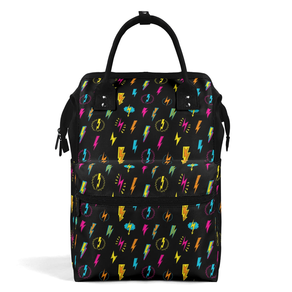 Fun Lightning Multi Pocket Backpack Default Title Multi Pocket Backpack comic Printed Offshore