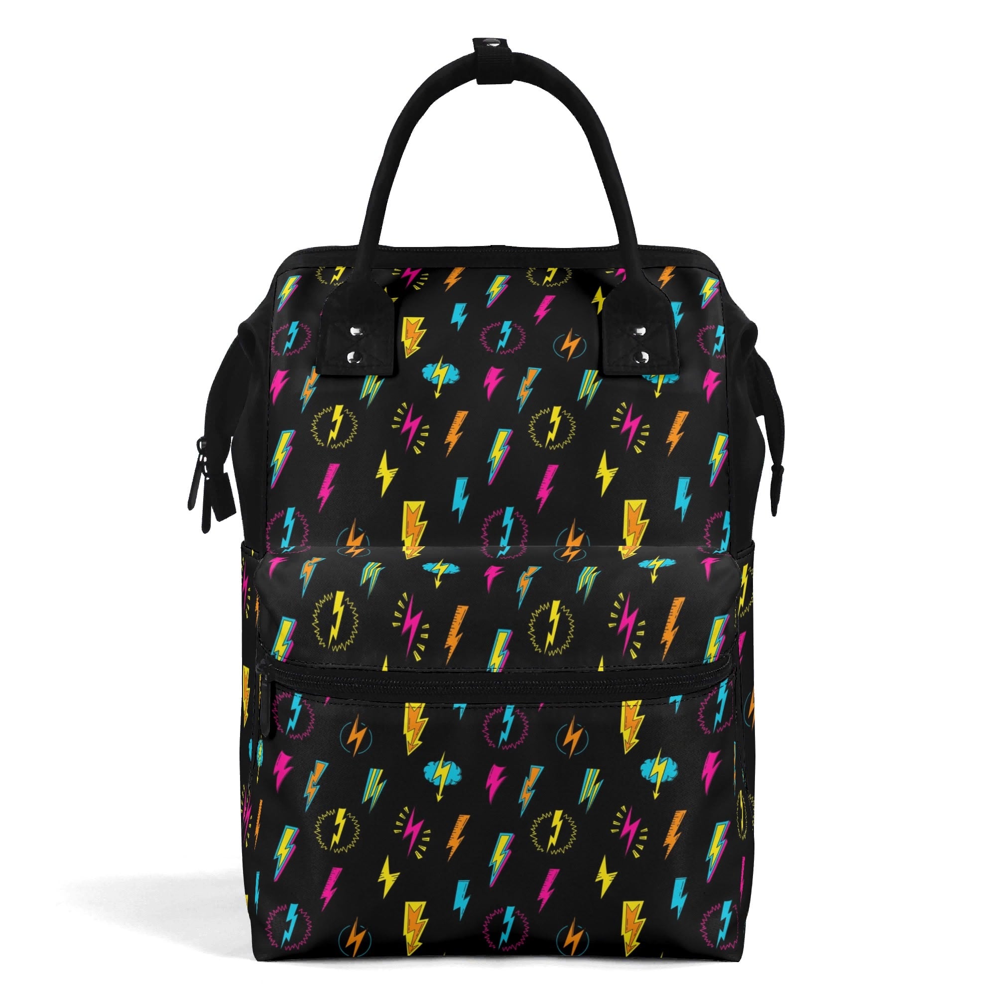 Fun Lightning Multi Pocket Backpack Default Title Multi Pocket Backpack comic Printed Offshore