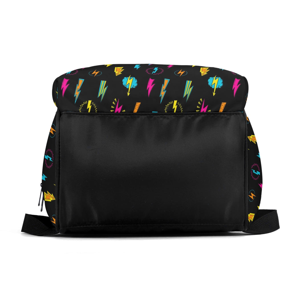 Fun Lightning Multi Pocket Backpack Multi Pocket Backpack comic Printed Offshore