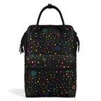 Stars And Swirls Multi Pocket Backpack Default Title Multi Pocket Backpack Printed Offshore