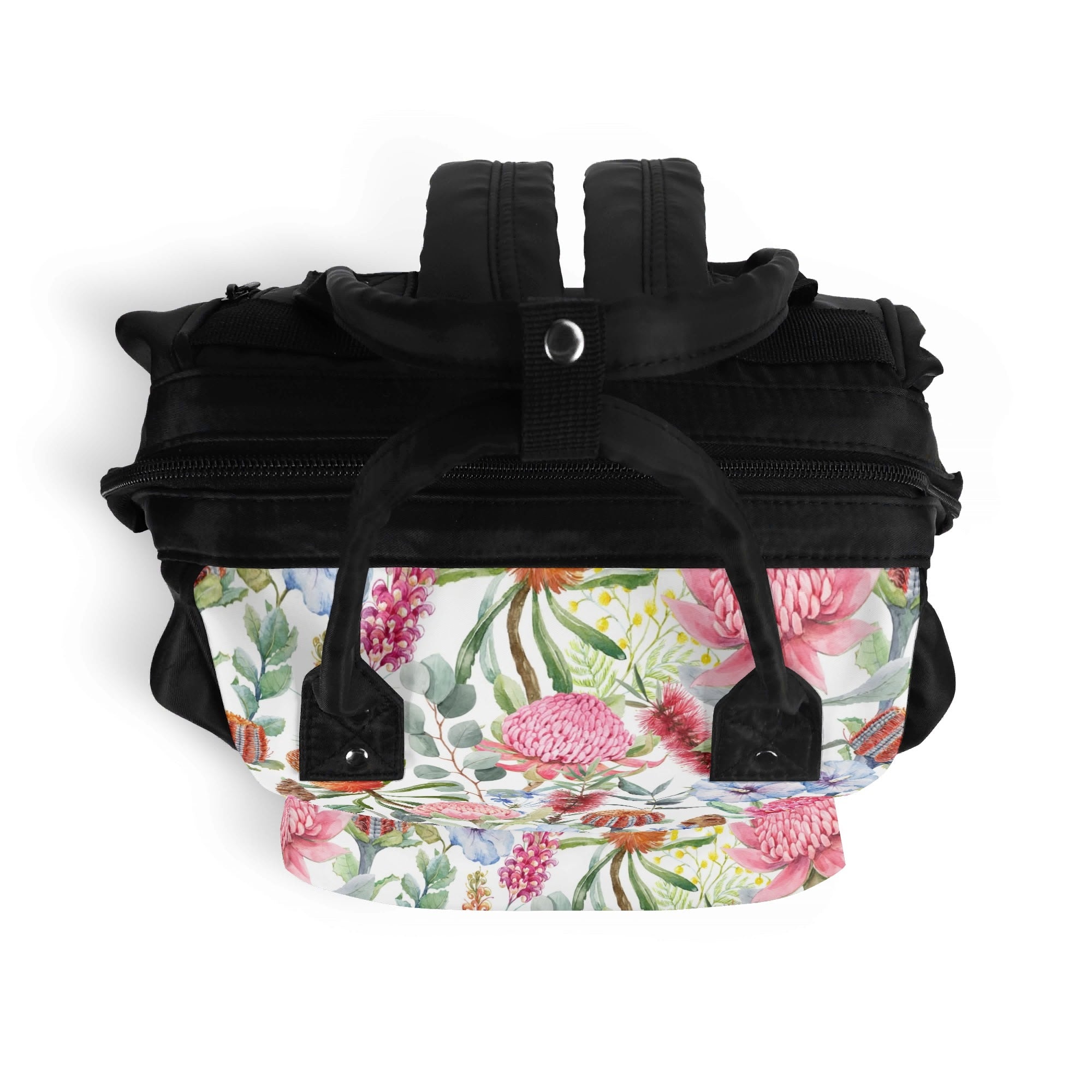 Australian Flowers Multi Pocket Backpack Multi Pocket Backpack Plants Printed Offshore