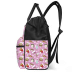 Fast Food Multi Pocket Backpack Multi Pocket Backpack Food Printed Offshore