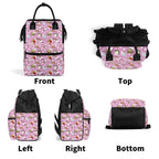 Fast Food Multi Pocket Backpack Multi Pocket Backpack Food Printed Offshore