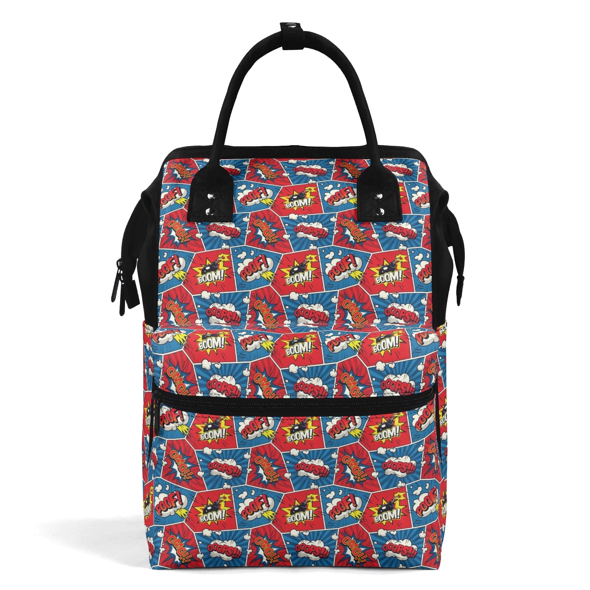 Comic Book Cells Multi Pocket Backpack Default Title Multi Pocket Backpack comic Printed Offshore