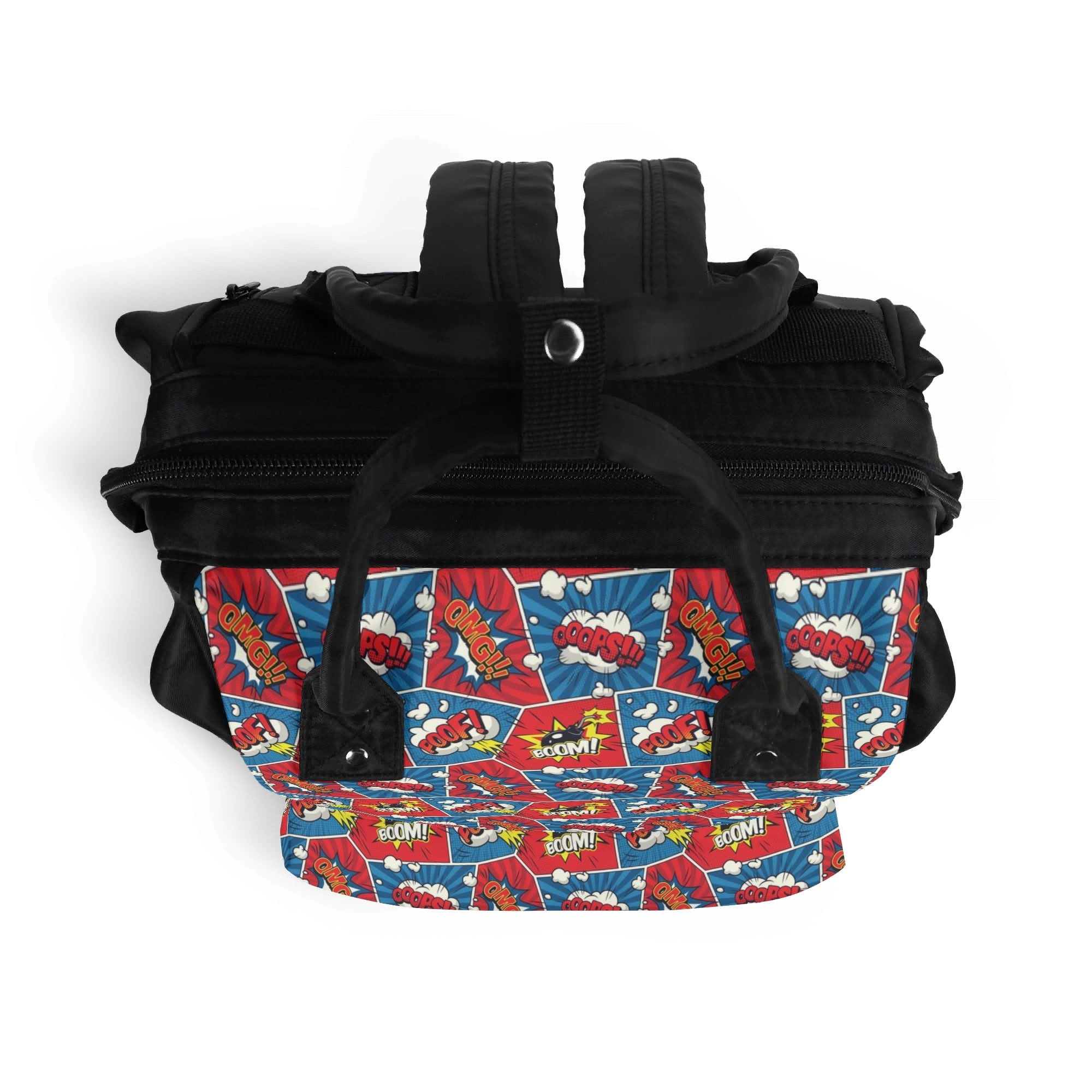 Comic Book Cells Multi Pocket Backpack Multi Pocket Backpack comic Printed Offshore