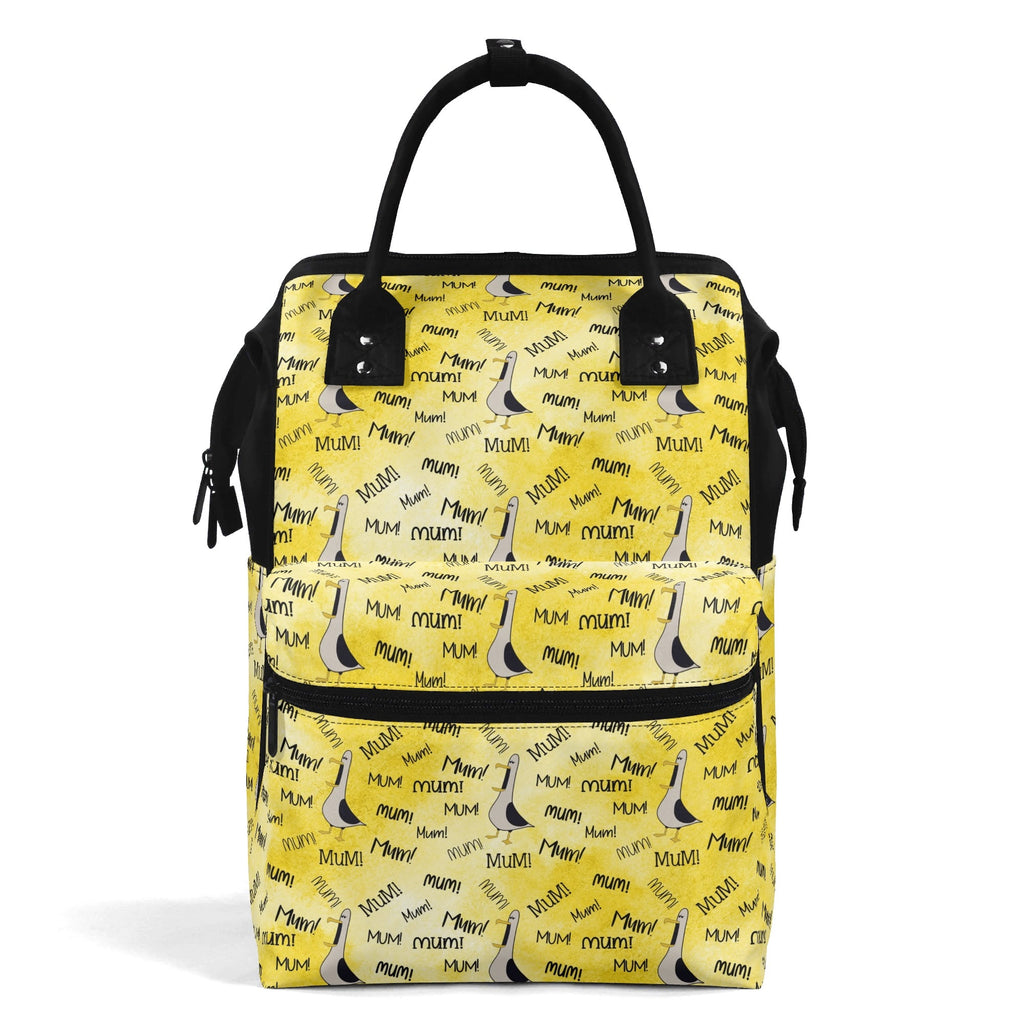 Mum Seagull Multi Pocket Backpack Default Title Multi Pocket Backpack animal Mum Printed Offshore