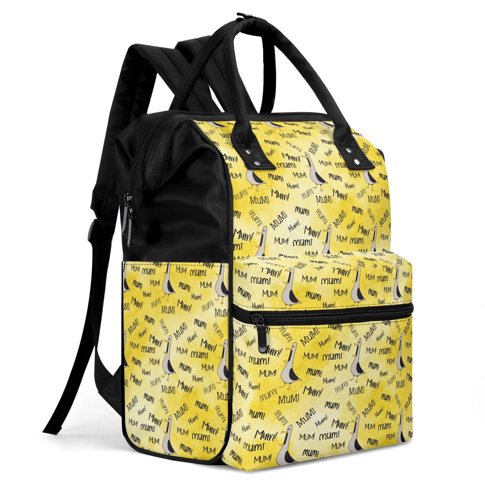Mum Seagull Multi Pocket Backpack Multi Pocket Backpack animal Mum Printed Offshore